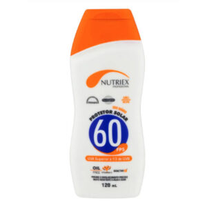 Protetor Solar Fps 60 120ml Nutriex