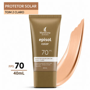 Protetor Solar FPS70 Tom 2 Claro 40ml Episol Color — Skincare