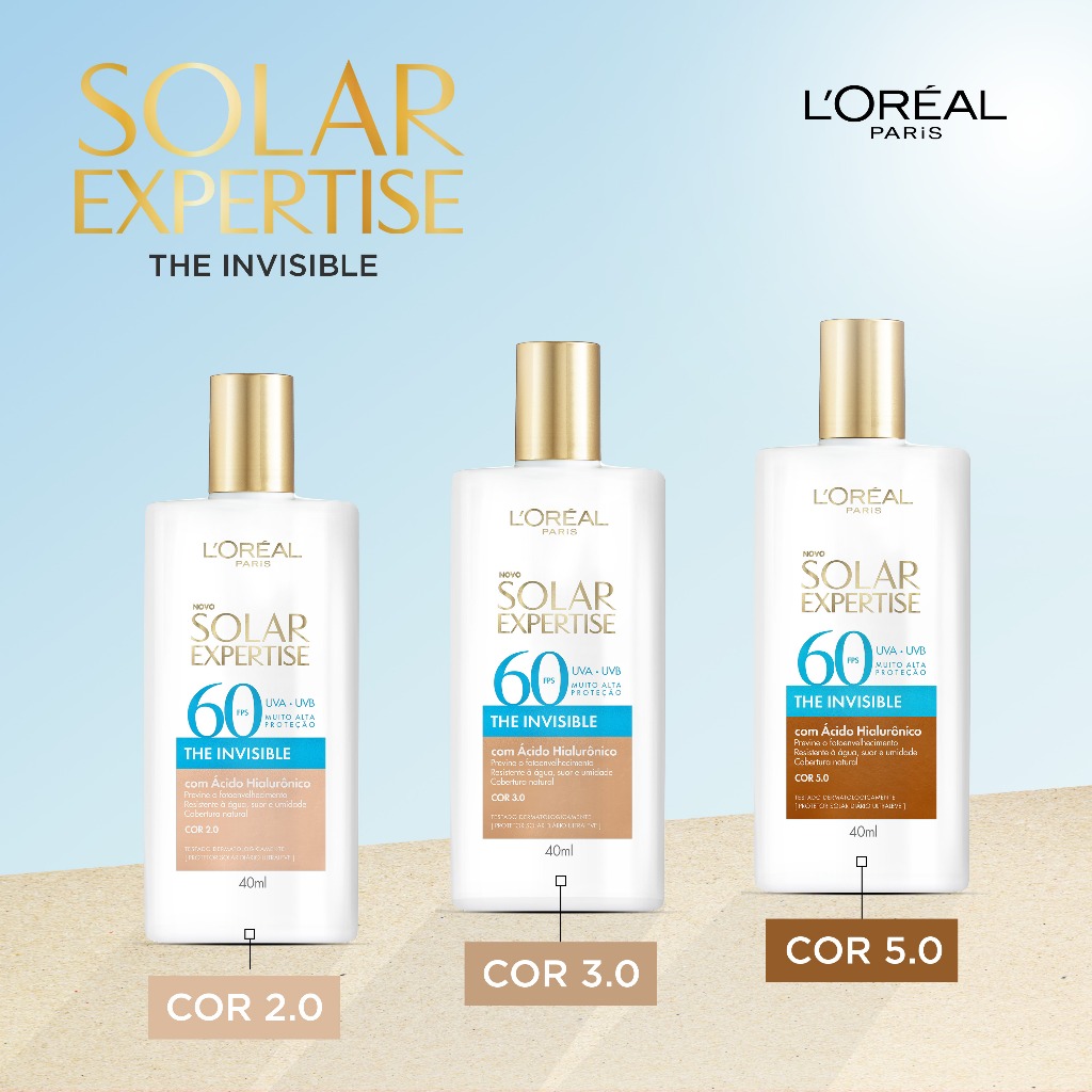 Protetor Solar L'Oréal Paris The Invisible Fluido 40g — Skincare
