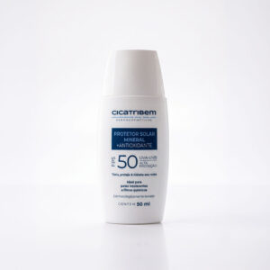 Protetor Solar Mineral Fps 50 Cicatribem 50ml Facial e Corporal — Skincare