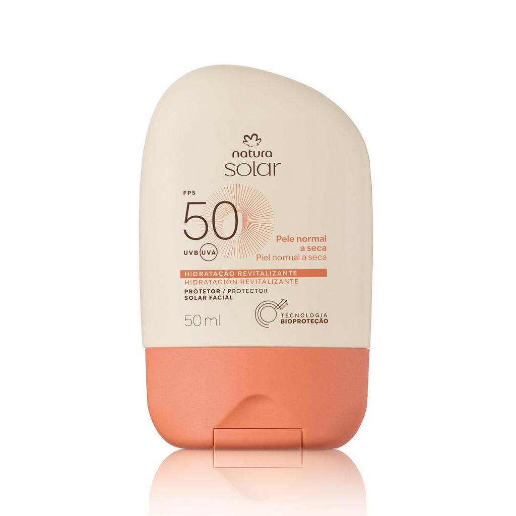 Protetor Solar Natura Facial Pele Normal a Seca 50ML — Skincare