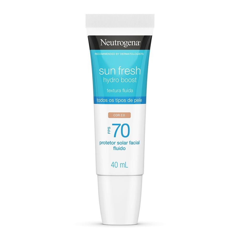 Protetor Solar Neutrogena Sun Fresh Hydro Boost Cor 2.0 40ml