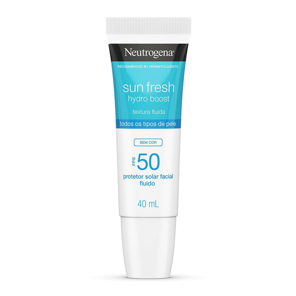 Protetor Solar Neutrogena Sun Fresh Hydro Boost Fps50 Sem Cor 40ml
