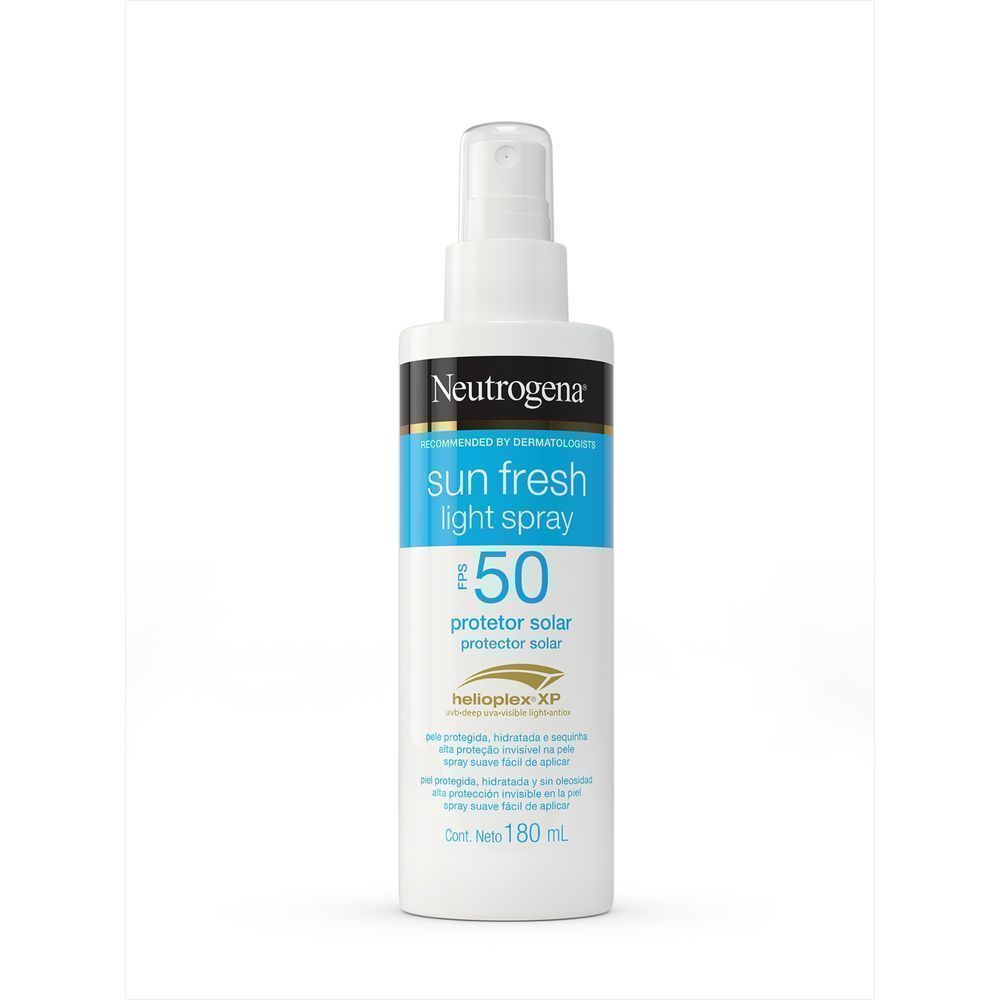 Protetor Solar Neutrogena Sun Fresh Light Fps 50 Spray 180ml — Skincare