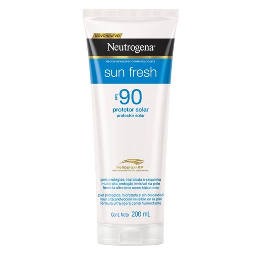 Protetor Solar Neutrogena Sun Fresh Loção Fps 90 200mL
