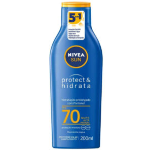 Protetor Solar Nivea Sun Protect Hidrata Fps70 200Ml