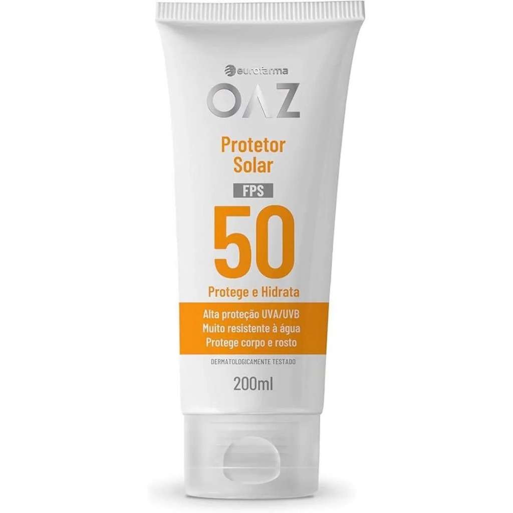 Protetor Solar Oaz Fps50 200ml — Skincare