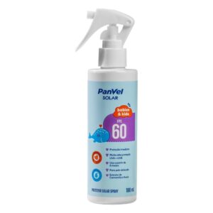 Protetor Solar Spray Infantil Panvel Babies E Kids Fps60 180ml