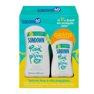 Protetor Solar Sundown Praia e Piscina Fps 50 200ml e Ganhe Protetor