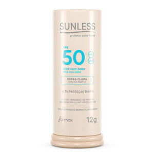 Protetor Solar Sunless Stick com Base Efeito Matte Fps 50 Cor Extra