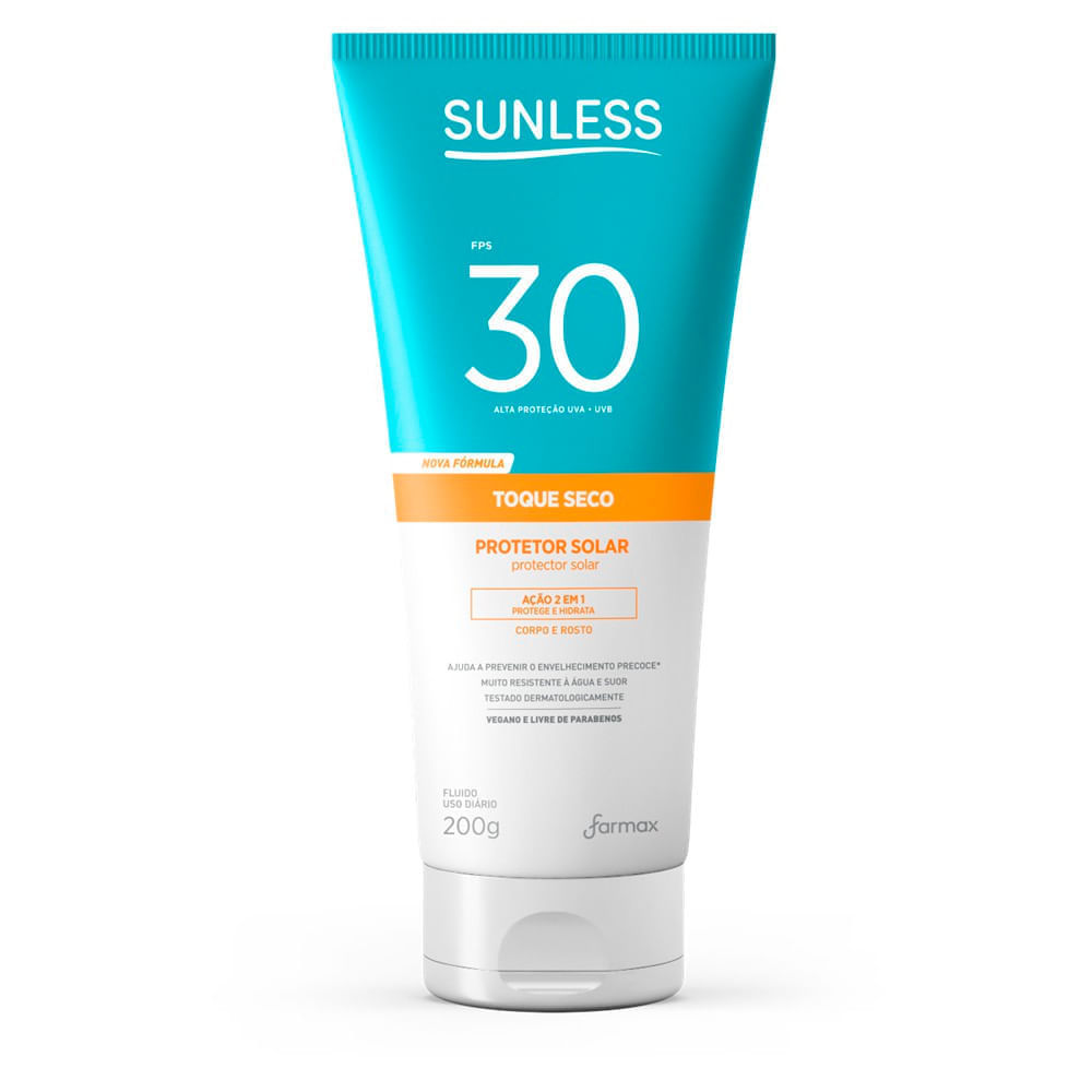 Protetor Solar Sunless Toque Seco 200g — Skincare