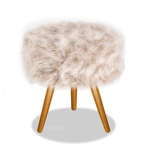 Puf, Puff Para Sala, Hall De Entrada,Quarto, Pelo Alto,Pelinho