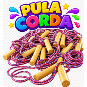 Pula Corda Brinquedo de Pular Infantil Kit Festa Aniversário