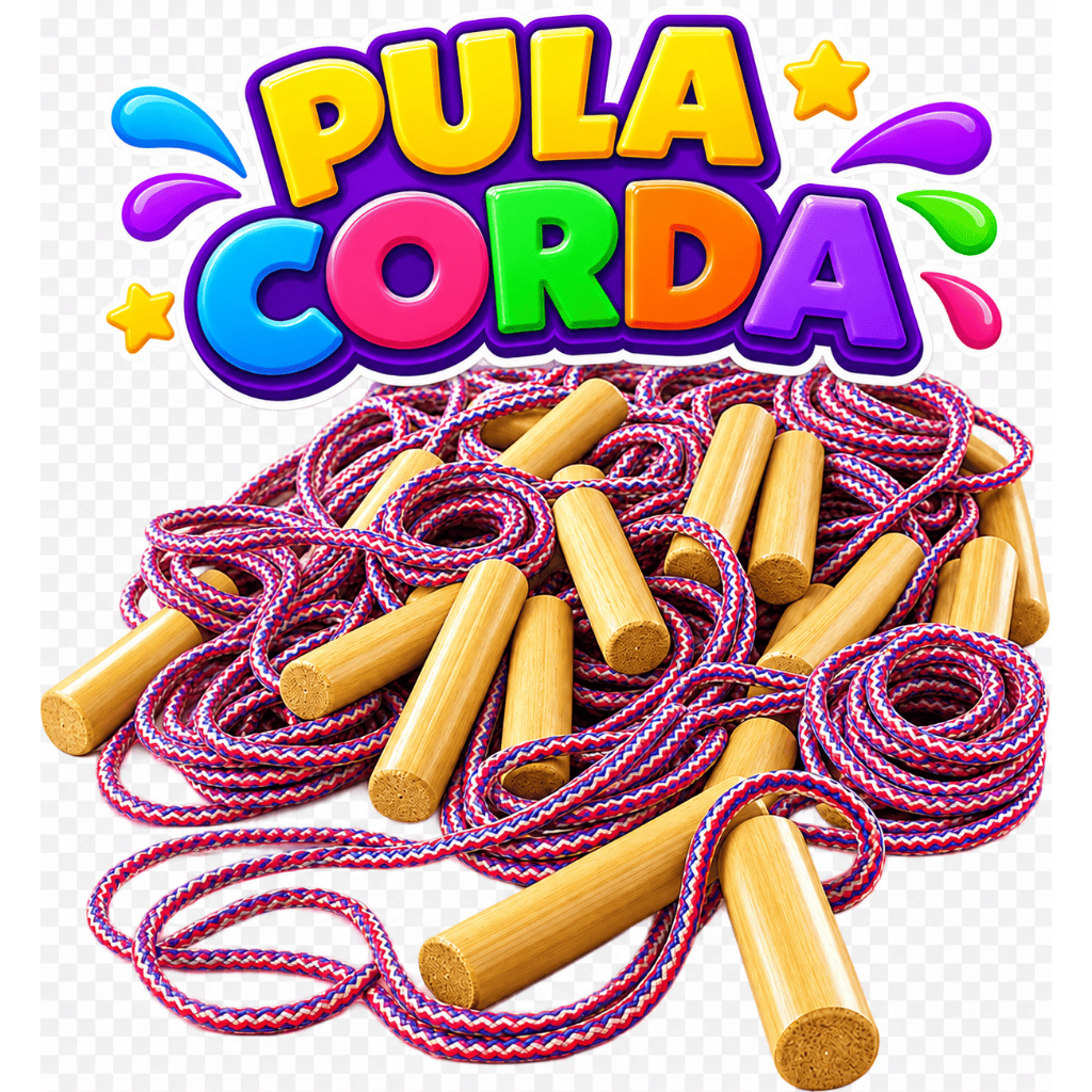 Pula Corda Brinquedo de Pular Infantil Kit Festa Aniversário