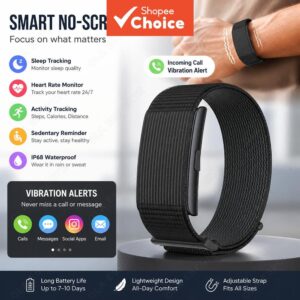 Pulseira de Monitoramento de Saúde AI com Monitor de Frequência