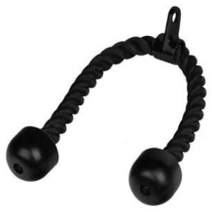 Puxador Corda Trançada Dupla Musculação Crossfit Pulley Remada Alta