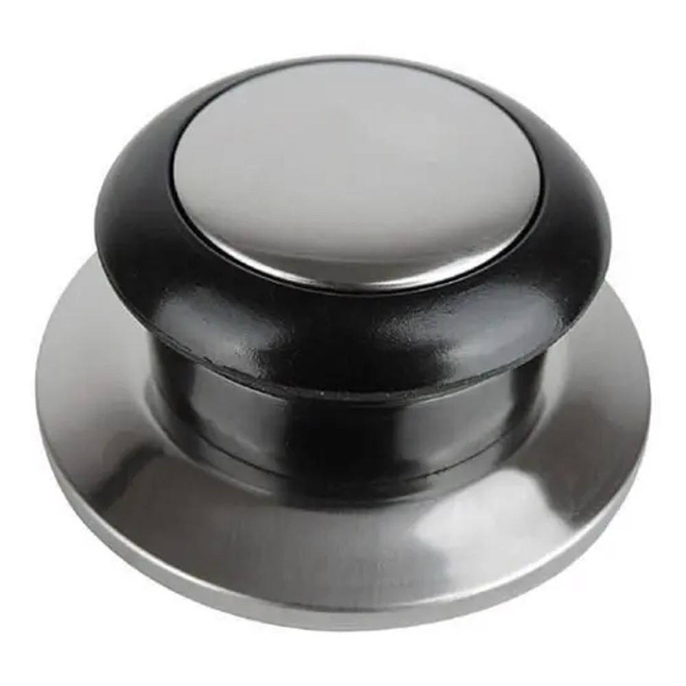 Puxador Inox De Tampa De Vidro Aço Para Panelas Alta Qualidade — Cozinha e Utensílios