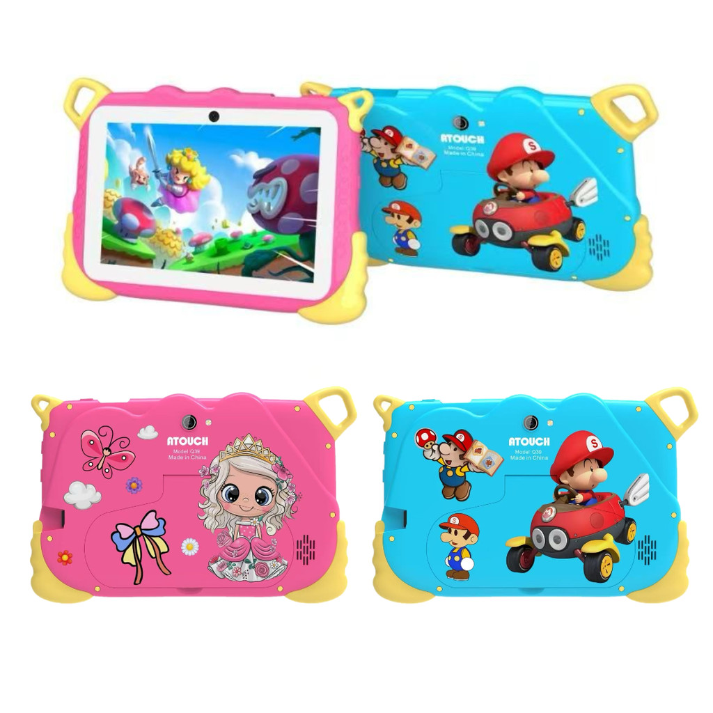 Q39 Tablet Infantil Kids Criança Mario Smart 7 polegadas RAM 8GB 256