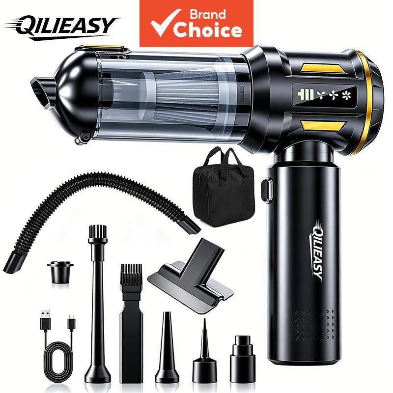 Qilieasy 20Pa Aspirador De Pó Sem Fio Para Carro 100W Ventilador De
