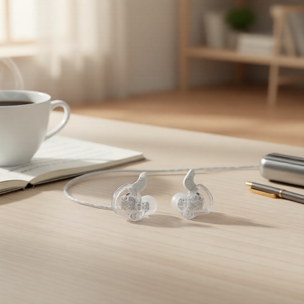 Qkz AK6 Fones de Ouvido Intra-Auriculares com Fio Atualizados, Graves