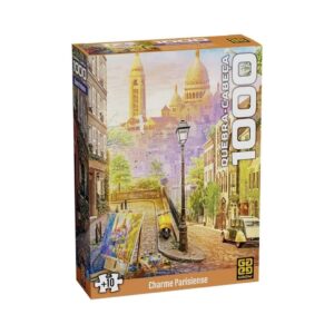 Quebra-cabeça 1000 peças Charme Parisiense Grow 04923