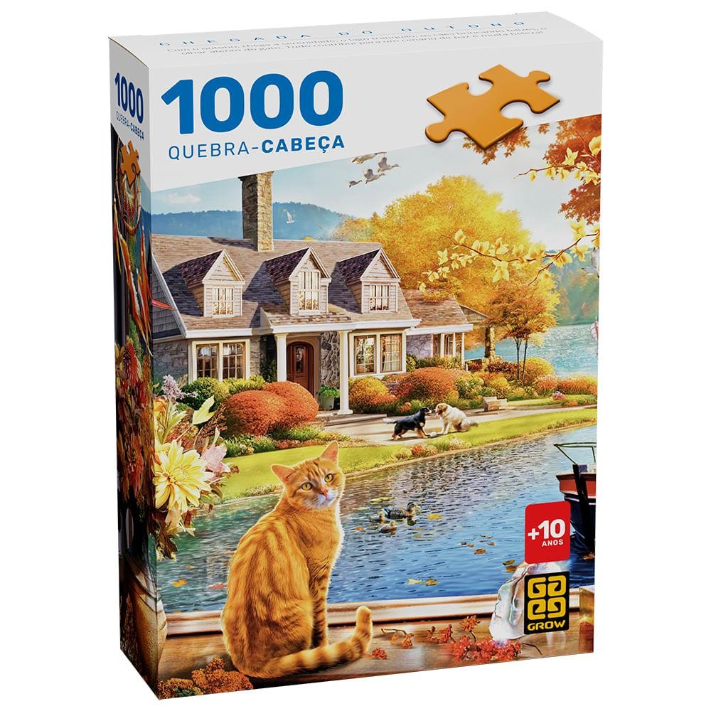 Quebra-cabeça 1000 peças Chegada Do Outono — Brinquedos