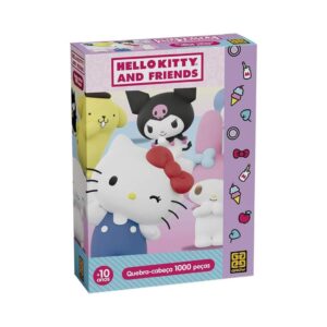Quebra-cabeça 1000 peças Hello Kitty and Friends Grow 04987