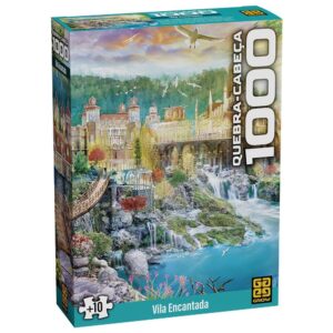 Quebra-cabeça 1000 peças Vila Encantada — Brinquedos