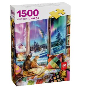 Quebra-cabeça 1500 peças Chalé Norueguês