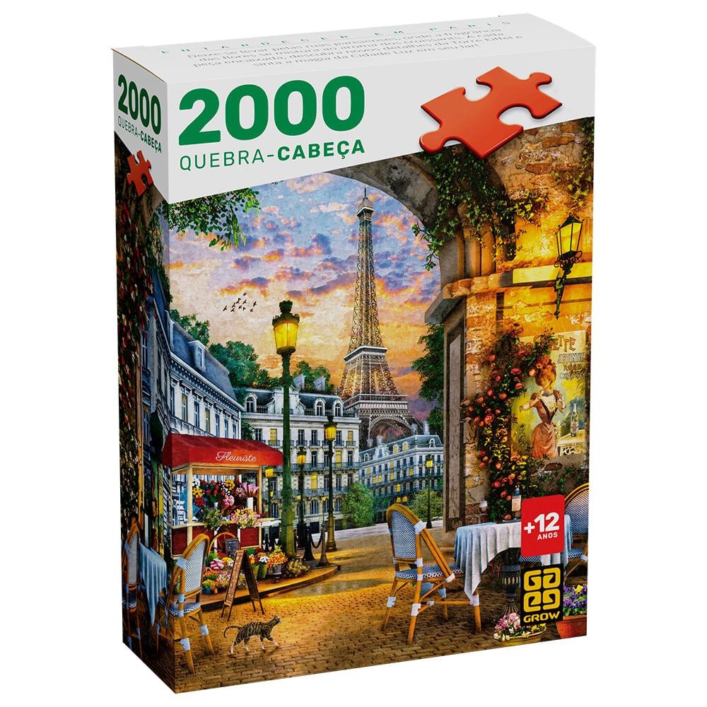 Quebra-cabeça 2000 peças Entardecer em Paris