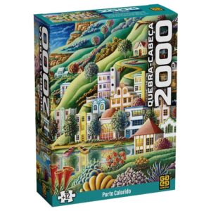 Quebra-Cabeça 2000 peças Porto Colorido