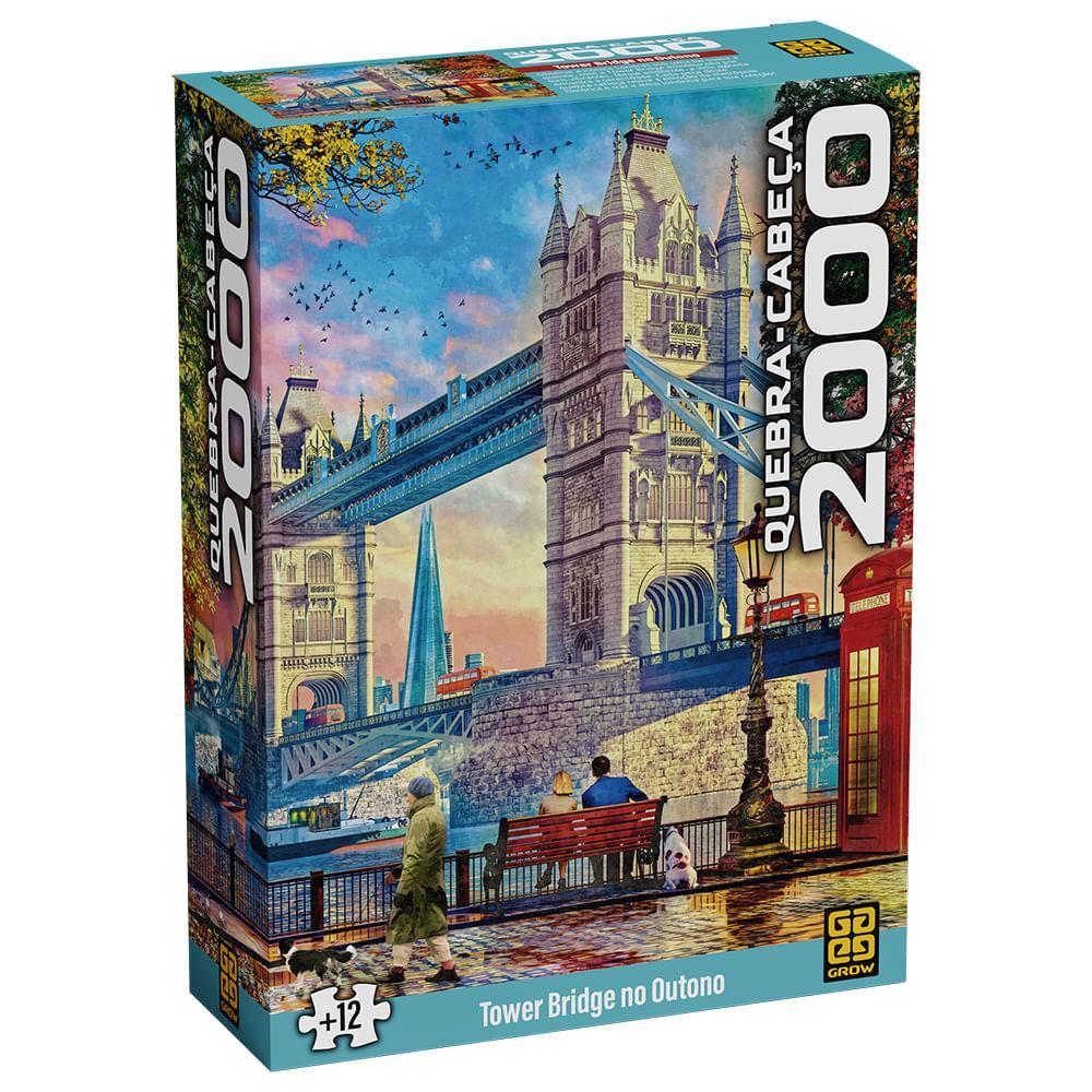 Quebra-cabeça 2000 peças Tower Bridge no Outono — Brinquedos