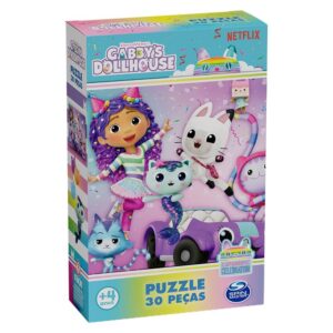 Quebra-cabeça 30 peças Gabby’s Dollhouse
