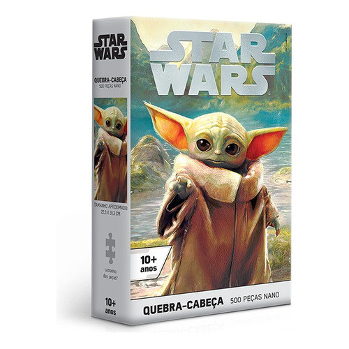 Quebra-cabeça 500 Nano Peças Star Wars Grogu Game Office