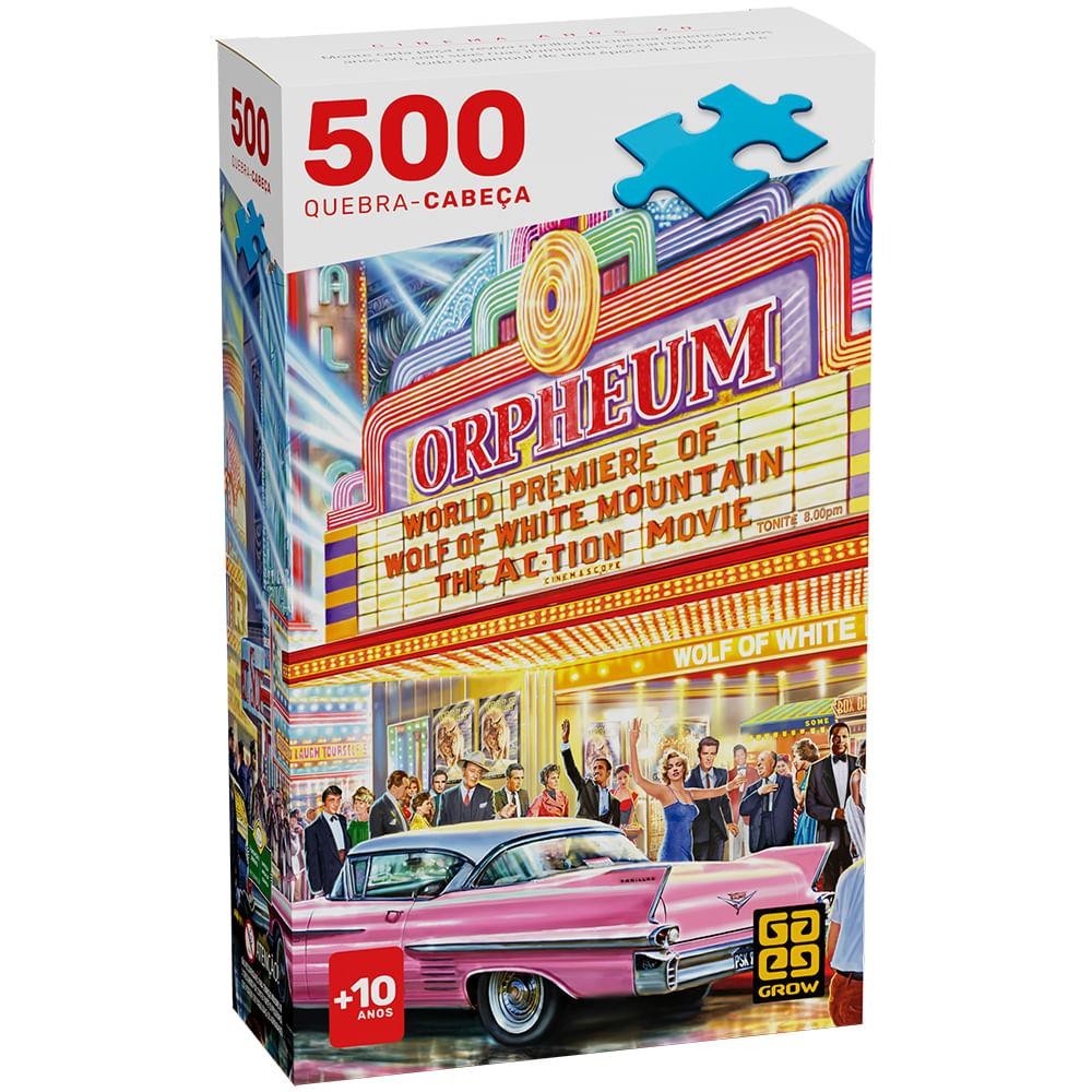 Quebra-Cabeça 500 peças Cinema Anos 60 — Brinquedos