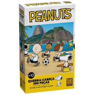 Quebra-cabeça 500 peças Peanuts Snoopy e seus Amigos na Praia