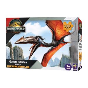 Quebra-cabeça 500 peças Quetzalcoatlus Jurassic World Rebirth Mimo