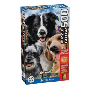 Quebra-Cabeça 500 Peças Selfie Pets Grow