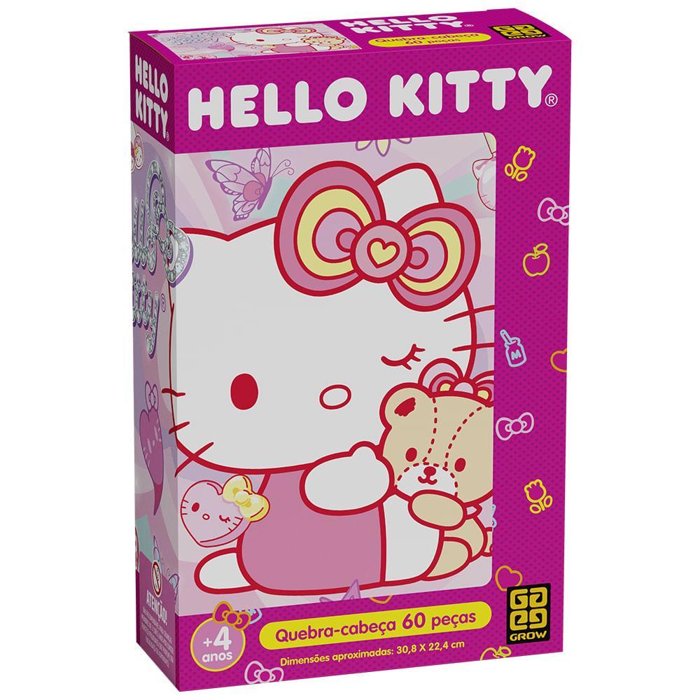 Quebra-cabeça 60 peças Hello Kitty Brilhante — Brinquedos