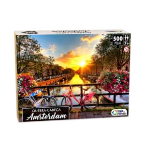 Quebra-Cabeça Amsterdam 500 peças Pais&Filhos