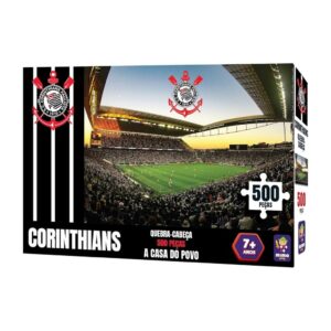 Quebra-Cabeça Arena Corinthians A Casa do Povo 500 peças Mimo Toys