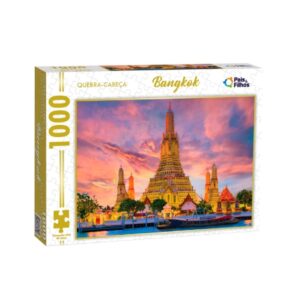 Quebra-Cabeça Bangkok 1000 Peças Puzzle Adulto Pais e Filhos Encaixe