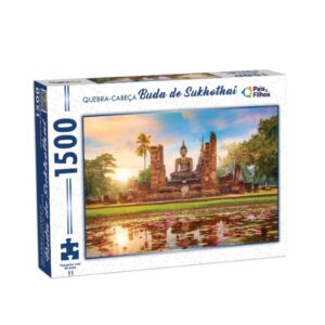 Quebra-Cabeça Buda de Sukhothai 1500 Peças Adulto Arte Oriental Pais