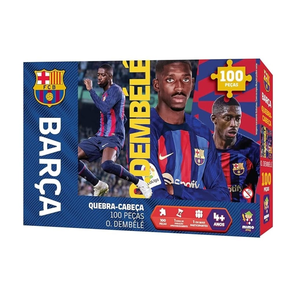 Quebra-Cabeça Colecionável Dembélé Barça Mimo Toys 2522