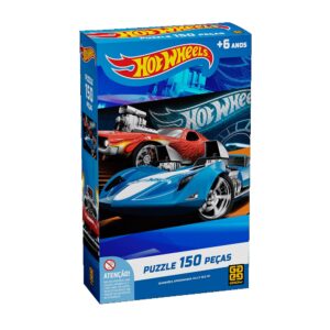 Quebra Cabeça de 150 Peças Hot Wheels Grow 4170
