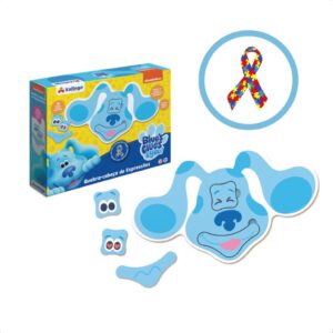 Quebra-Cabeça de Expressões Blue’s Clues Desenvolvimento de Crianças