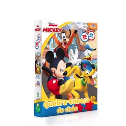 Quebra Cabeça Disney Mickey Mouse 28 Peças Grandes Toyster 8048 — Informática
