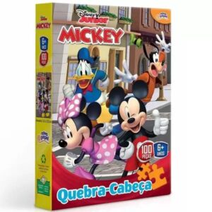 Quebra Cabeça Disney’s Truma do Mickey Mouse 100 Peças Toyster 8001