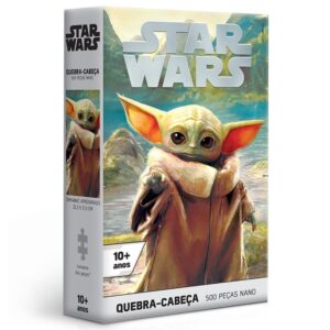 Quebra Cabeça Grogu Star Wars 500 Peças Nano Toyster Puzzle Jogo