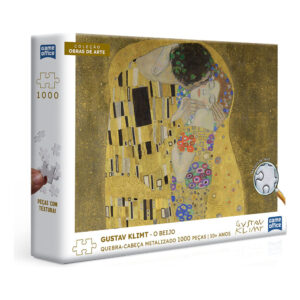 Quebra-cabeça Gustav Klimt O Beijo 1000 Peças Toyster